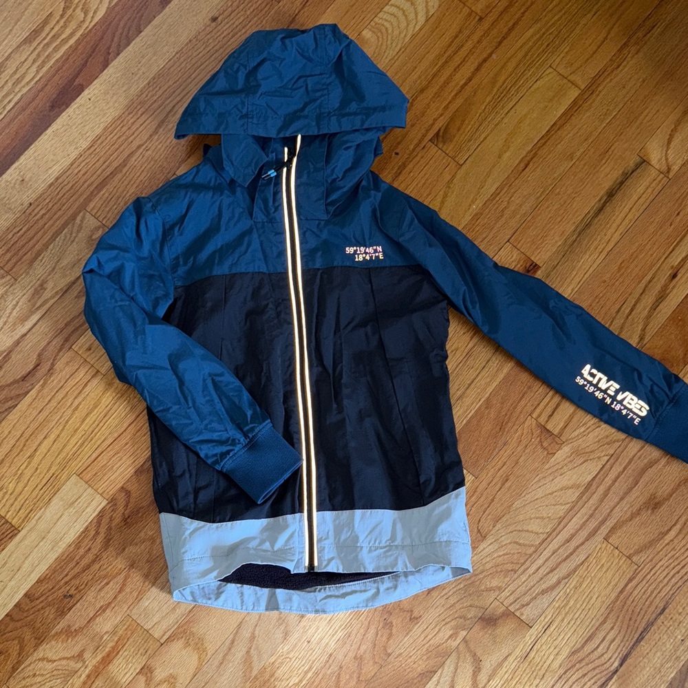 Color-block Windbreaker Jacket size 10